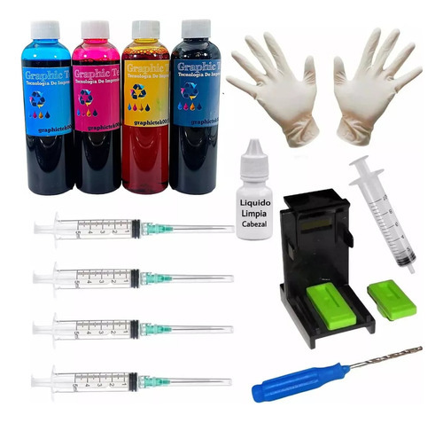 Kit De Recarga De Tinta Para Cartuchos Canon Pg 145 Cl 146