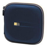 Porta Cd Dvd - Estuche Portatil - Capacidad 24u. - Azul