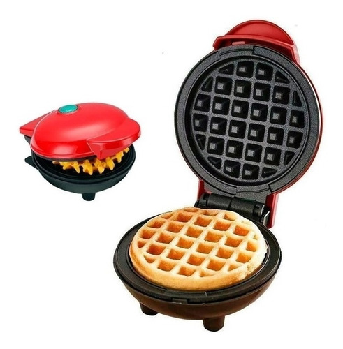 Waflera Mini Personal Eléctrica Antiadherente Pancakes