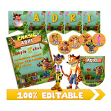 Kit Imprimible Crash Bandicoot 100% Editable