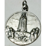 Medalla Virgen De Fatima Alpaca 32 Mm