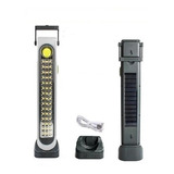 Pack X 2 Lámpara 45 Led Solar Luz Emergencia Carga Usb O Sol