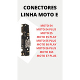 Placa Conector De Carga E Microfone Linha Moto E - Envio Já