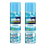 Espuma De Barbear Gillette Prestobarba 150g Cool - Kit C/2un