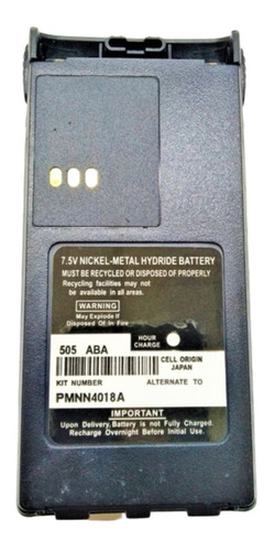 Bateria Compartivel  Radio Motorola Pmnn4018 1800mh Pró3150
