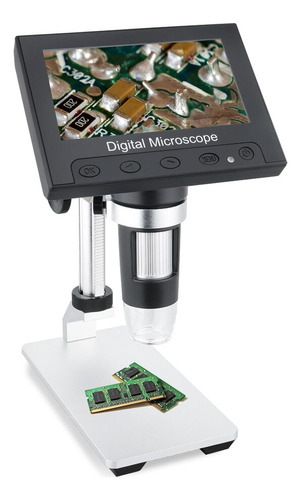 Microscopio De Vídeo Digital Con Pantalla Gvda 50-1000x 4.3