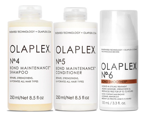 Olaplex Smoother+shampoo+acondi - mL a $1480