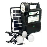 Kit Solar Camping Radio Fm Parlante Bluetooth 20 Hrs