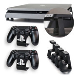 Soporte Base Ps4 Slim/fat / Pro + 2 Soportes De Control