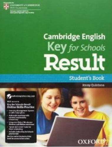 Cambridge English Key For Schools Result - Student's Book And Online Skills, De Vv. Aa.. Editorial Oxford University Press, Tapa Blanda En Inglés Internacional, 2013