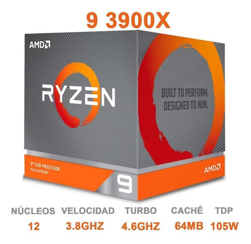 Procesador Amd Ryzen 9 3900x 12 Cores Zen 2 Socket Am4