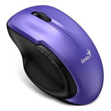 Mouse Genius Ergonomico 8200s Inalambrico Purpura