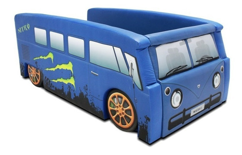 Cama Infantil Kombi - Pneus Embutidos - Personalizada