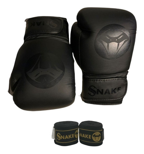 Guante De Box + Vendas (combo) Snake Starter Kit Básico.