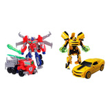 Transformers Duo Optimus  Bumblebee Carro Coleccionable 