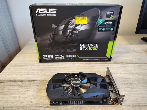 Placa De Vídeo Asus Gtx 1050 2gb Gdrr5 Hdmi/dvi/display-port