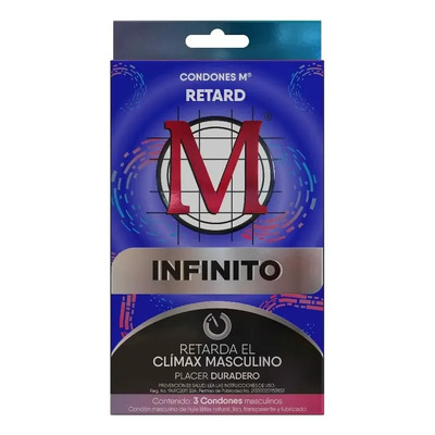 Condones M Condones Masculinos Retard Contenido 3 Piezas. | MercadoLibre