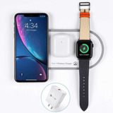 Cargador Qi 3 - iPhone 13 Pro Max -AirPods - Apple Watch -