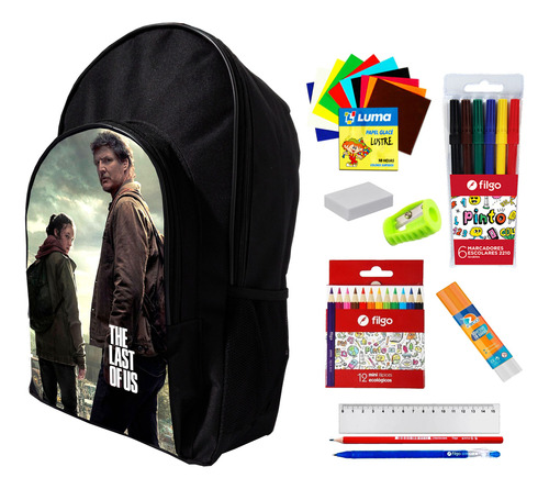 Super Combo Mochila + Utiles De The Last Of Us #593