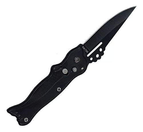 Cuchillo Supervivencia Navaja 16cm Automática Bayoneta