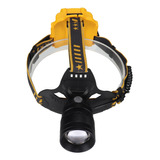 Potente Faro Led Recargable Impermeable Al Aire Libre Girado