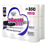 Papel Higiénico New Pel 24 Rollos 70 Mts C/u 350 Hojas