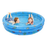 Piscina Inflable Mediana 120x40 3 Anillos Para Niños