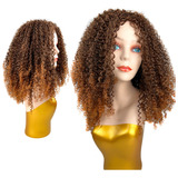 Peruca Lace Wig Afro Cacheada Organica Aspecto Cabelo Humano