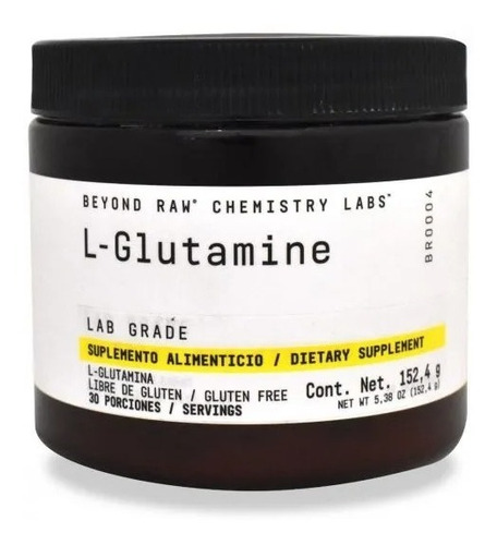 L-glutamina - Beyond Raw Chemistry Labs - 30 Servicios