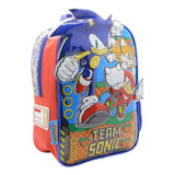 Mochila Espalda Jardin 12 PuLG Sonic Licencia Original