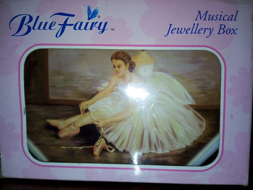 Caja Musical Con Alhajero Bluefairy En Caja Original 