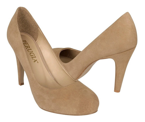 Tacones Perugia 10525  Ante Nude 