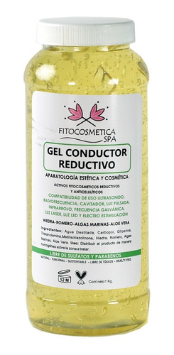 Gel Conductor Reductivo Y Anticelulítico P/aparatología 1 Kg