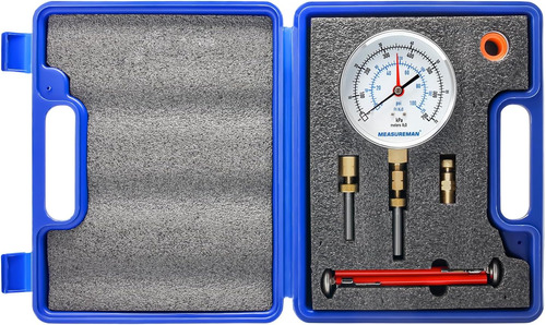 Kit De Prueba De Presión Y Temperatura Measureman, 0-100 H2o