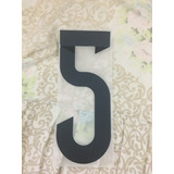 Numero 5 Negro Plastisol - Temporada 2015-2016