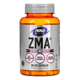 Zma 90 Capsulas Veganas Now Foods - Zinco Magnésio Importado