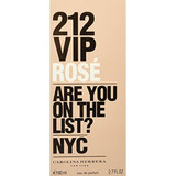 Carolina Herrera 212 Vip Rose Eau De Parfum Spray Para Mujer