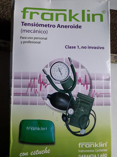 Tensiometro Aneroide Franklin C/estetoscopio Estuche Impecab