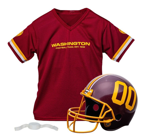 Uniforme Casco Y Jersey Washington Football Team Nfl Niños