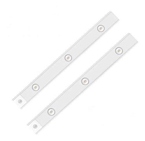 Pack 2 Barra De Luz Led Sensor De Movimiento 40cm Recargable