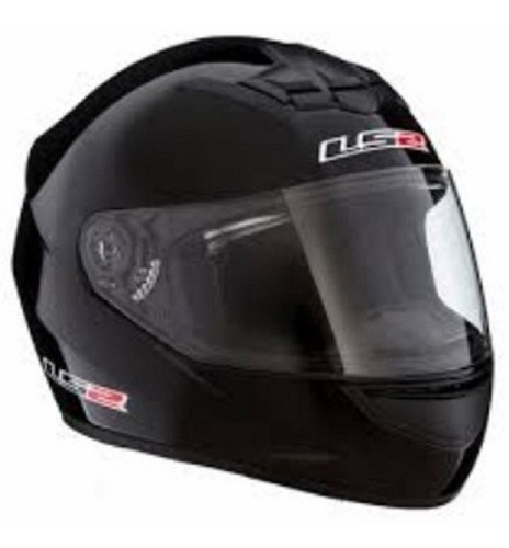 Casco Ls2 352 Rookie Single Mono Negro Brill Xxl Centro Moto