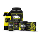 Combo Kimera + Whey Protein + Bcaa 3000 + Creatina + Shaker