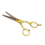 Tesoura Cabelo 6 Pol. Tipo Fio Navalha Inox 15cm Pequena