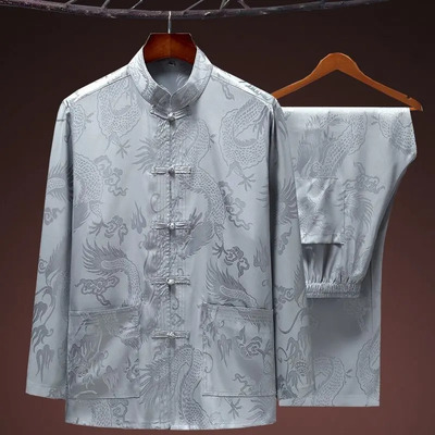 Traje Tang De Kung Fu, Tai Chi, Algodón, Lino, Uniforme, Cam
