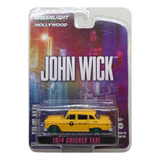 Greenlight Green Machine John Wick 1974 Checker Taxi 1:64