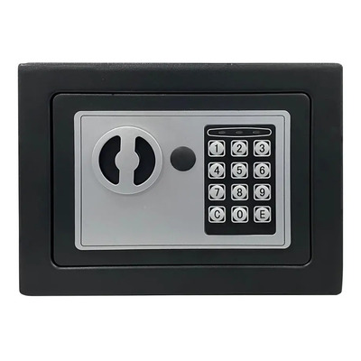 Caja Fuerte Digital Mini Color Negro | Meses sin interés