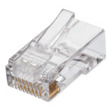 Bote Con 100p Zas De Plug Rj45 Cat6 Qian Nw6100 50 Micras