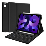 Tqq Funda Para iPad Air De 5ª Generacion Con Teclado - Funda