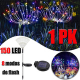 Luz De Ambiente Para Césped, 120 Led, Impermeables, Para Cam Color 1pcs