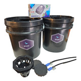 Kit Hidroponia Dwc De 10l Para 2 Plantas Calidad Industrial